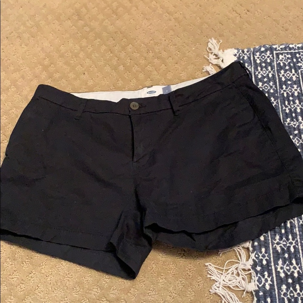 Black Chino Shorts